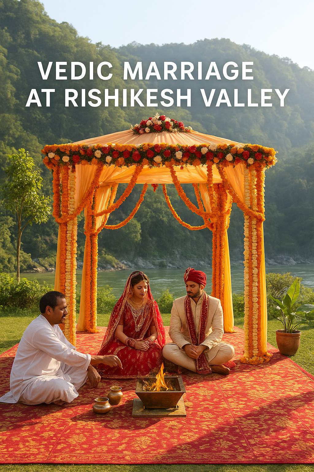 Vedic Marriage at Rishikesh Valley: A Sacred & Unforgettable Ceremony
