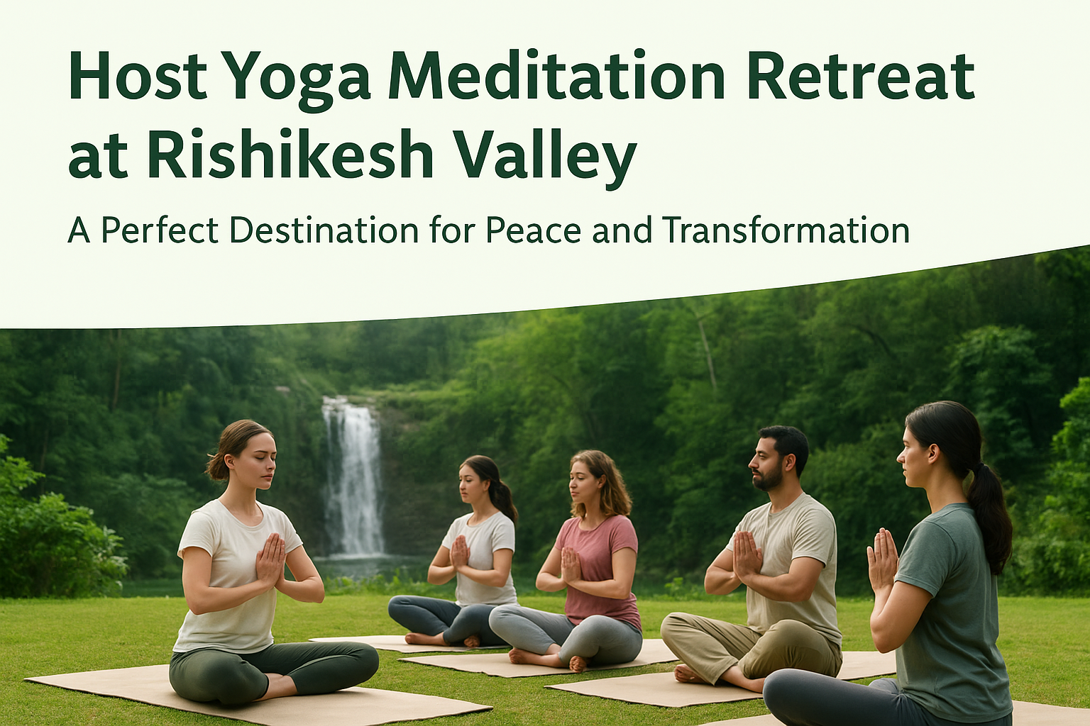 🪷 Host Yoga Meditation Retreat at Rishikesh Valley: A Perfect Destination for Peace and Transformation